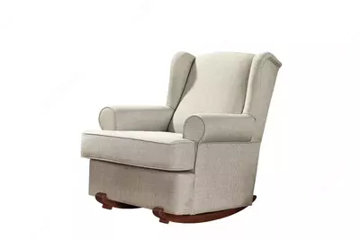 Детское кресло - качалка для отдыха Almila Life "Comfy" (Турция) Белое/коричневое