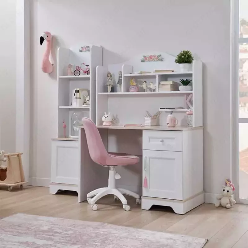 Магазин турецкой детской мебели "ALMILA" - Комплект детской мебели Almila "Bianca" (Турция) Белый/декор