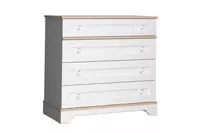 Комод Almila "Bianca" 92 х 46.3 х 88.8 см (Турция) Белый/карамель