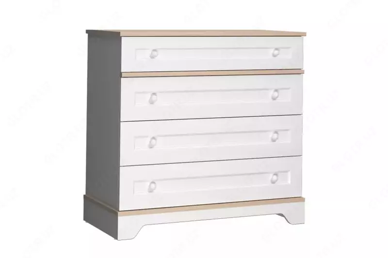 Комод Almila "Bianca" 92 х 46.3 х 88.8 см (Турция) Белый/карамель