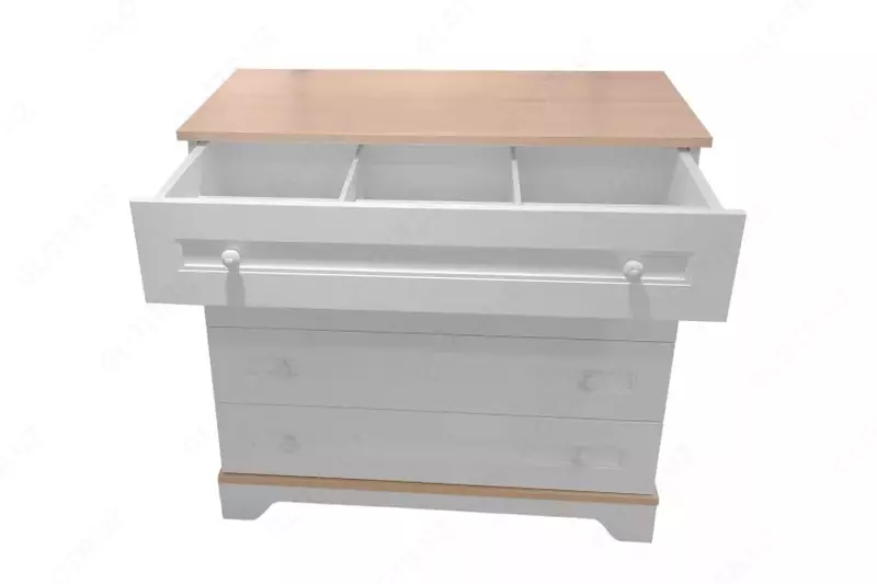 Комод Almila "Bianca" 92 х 46.3 х 88.8 см (Турция) Белый/карамель - по запросу