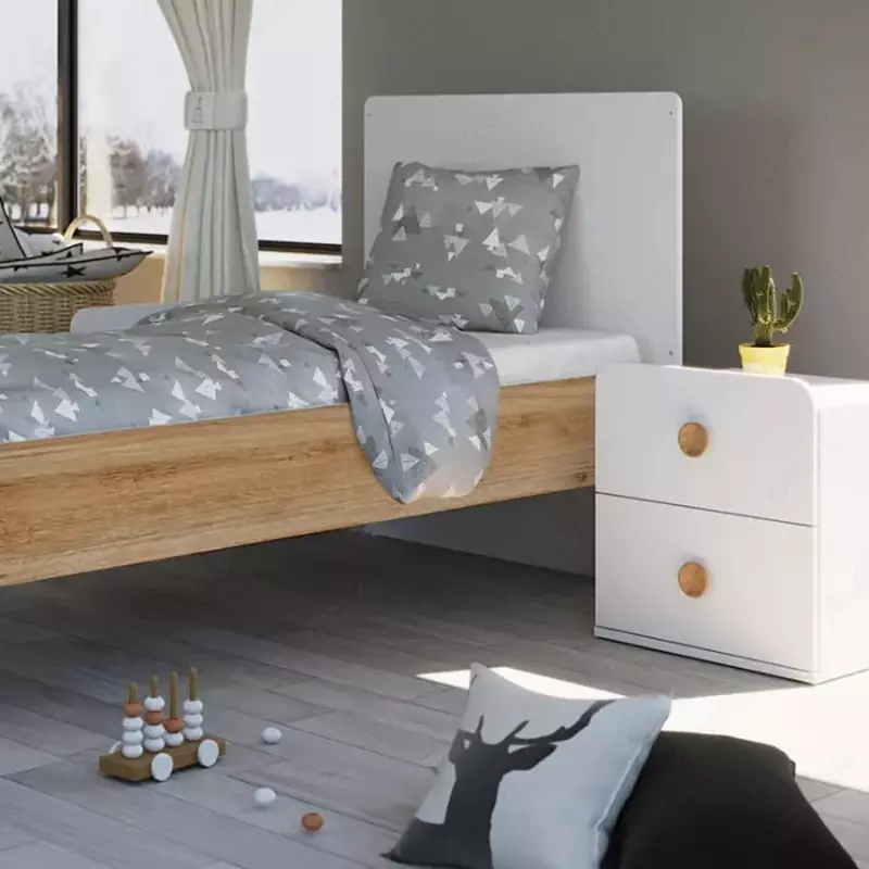 Комплект детской мебели Almila "Cute" (Турция) Дуб/Белый - Магазин турецкой детской мебели "ALMILA"