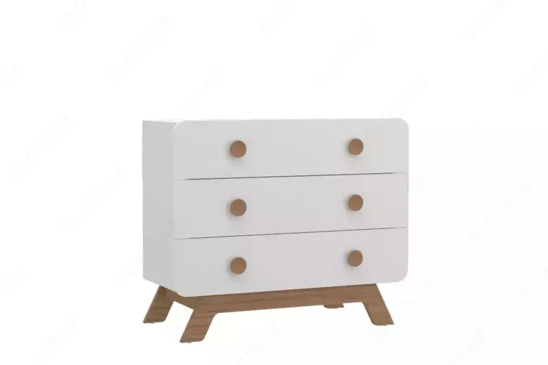 Детский комод Almila "Cute" 100 х 54 х 84.4 см (Турция) Белый/Дуб