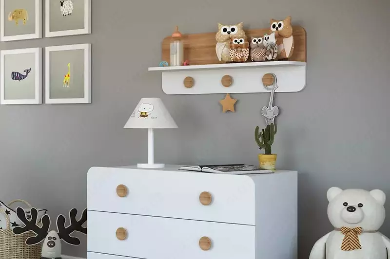 по запросу Детский комод Almila "Cute" 100 х 54 х 84.4 см (Турция) Белый/Дуб