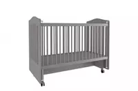 Yangi tug'ilgan chaqaloqlar uchun tebranadigan beshik Almila "Sofy" 60 x 120 sm (Turkiya) Kulrang