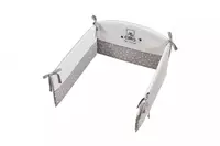 Choyshab to'plami va bamperlar Almila "Sofy Grey" 60 x 120 sm (Turkiya) Kulrang/oq - по запросу