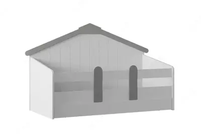 Детская кроватка Almila "Baby Cute House" 90 х 200 см (Турция) Белая/Серая