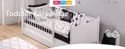 Beshik beshik Almila "Baby Cute House" 90 x 200 sm (Turkiya) Oq/Kulrang