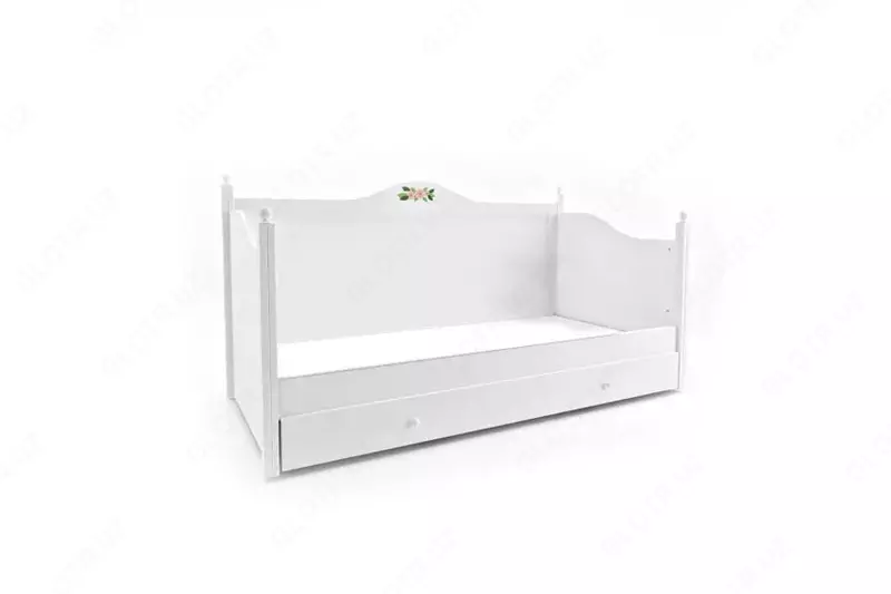 Детская кроватка Almila "Bianca Toddler" 90 х 200 см (Турция) Белая/декор