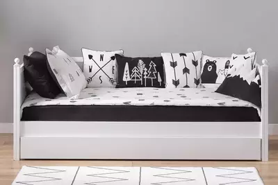 Детская кроватка Almila "Todi Toddler" 90 х 200 см (Турция) Белая