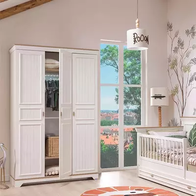 Bolalar uchun mebel to'plami Almila "Monte" (Turkiya) Oq/Eman