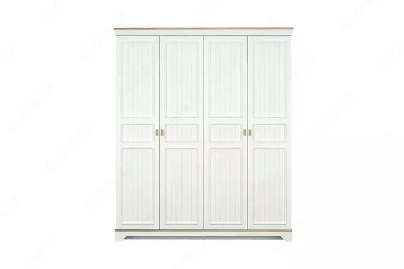 4-х дверный модульный шкаф Almila "Monte" 184,6 х 54,3 х 220 см (Турция) Белый/Дуб