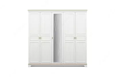 5-ти дверный комбинированный шкаф Almila "Monte" 229.7 х 54,3 х 220 см (Турция) Белый/Дуб