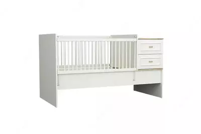 Детская кроватка для малышей Almila "Monte" 80 х 180 см (Турция) Белый/Дуб