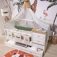 Beshik uchun tortiladigan modul Almila "Monte" 80 x 175 sm (Turkiya) Oq - по запросу