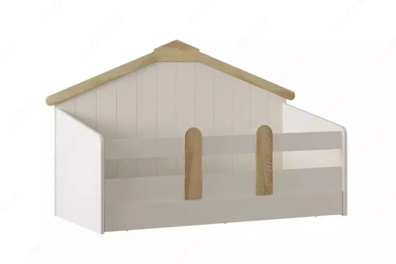 Детская кроватка Almila "Monte House" 90 х 200 см (Турция) Белая/Дуб