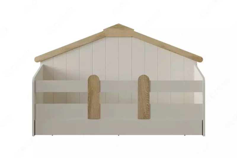 Детская кроватка Almila "Monte House" 90 х 200 см (Турция) Белая/Дуб