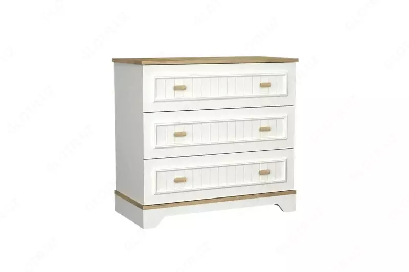 Комбинированный комод Almila "Monte" 91.8 х 45.8 х 86.4 см (Турция) Белый/Дуб