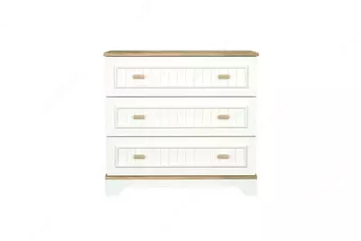 Комбинированный комод Almila "Monte" 91.8 х 45.8 х 86.4 см (Турция) Белый/Дуб