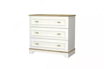 Комбинированный комод Almila "Monte" 91.8 х 45.8 х 86.4 см (Турция) Белый/Дуб