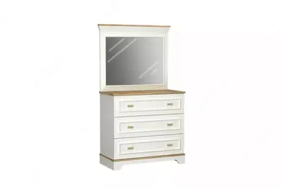 Зеркало для комода Almila "Monte" 94.4 х 6 х 79.1 см (Турция) Белое/Дуб