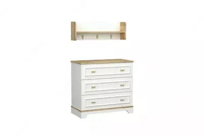 Komod uchun yuqori modul Almila "Monte" 90 x 19,6 x 29,6 sm (Turkiya) Oq/Eman