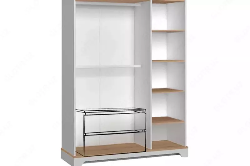 Нижний модуль ящика шкафа Almila "Sedef" 70 х 44.3 х 47 см (Турция) Кремовый