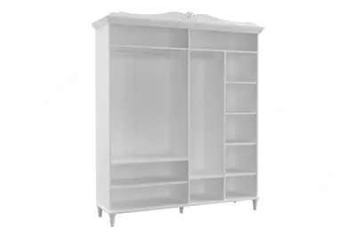 4 eshikli shkaf Almila "Lora" 188,5 x 56,3 x 225 sm (Turkiya) Oq