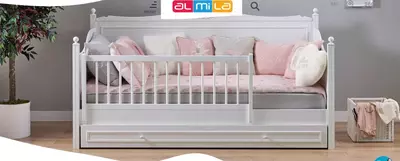 4 eshikli shkaf Almila "Lora" 188,5 x 56,3 x 225 sm (Turkiya) Oq