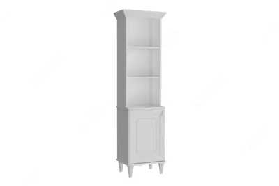 Книжный шкаф Almila "Lora" 53.5 х 36.8 х 185.5 см (Турция) Белый