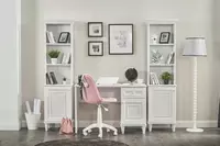 Книжный шкаф Almila "Lora" 53.5 х 36.8 х 185.5 см (Турция) Белый - по запросу