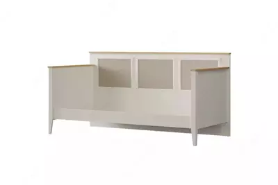 Детская кроватка для малышей Almila "Corso" 90 х 200 см (Турция) Бежевая/Белая