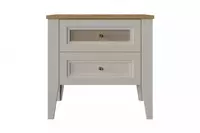Тумбочка прикроватная Almila "Corso" 56.2 х 48.6 х 54.4 см (Турция) Белая/Бежевая - по запросу
