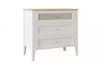 Комод (низкий) Almila "Corso" 91.2 х 48.6 х 86.7 см (Турция) Белый/Бежевый