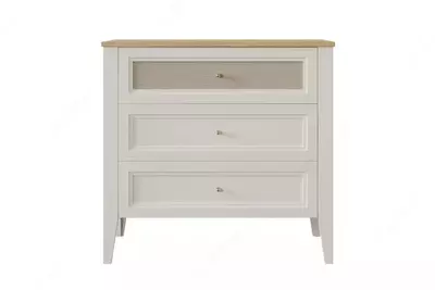 Комод (низкий) Almila "Corso" 91.2 х 48.6 х 86.7 см (Турция) Белый/Бежевый