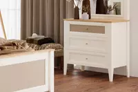 Комод (низкий) Almila "Corso" 91.2 х 48.6 х 86.7 см (Турция) Белый/Бежевый Только в розницу