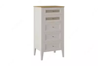 Комод (высокий) Almila "Corso" 61.2 х 48.6 х 121.2 см (Турция) Белый/Бежевый