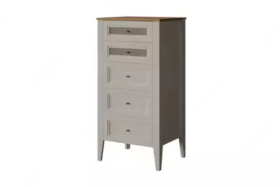 Комод (высокий) Almila "Corso" 61.2 х 48.6 х 121.2 см (Турция) Белый/Бежевый
