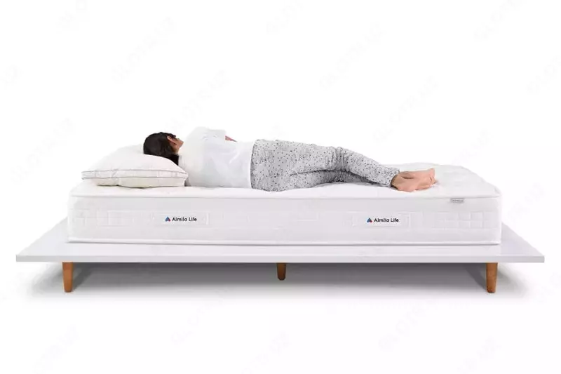 Ortopedik matras 4D Almila Life "Pretty" 90 x 190 x 24 sm (Turkiya) Oq Магазин турецкой детской мебели "ALMILA"