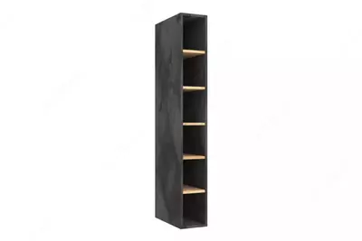 Книжный шкаф Almila "Harmony" 30 х 62.5 х 212.5 см (Турция) Черный