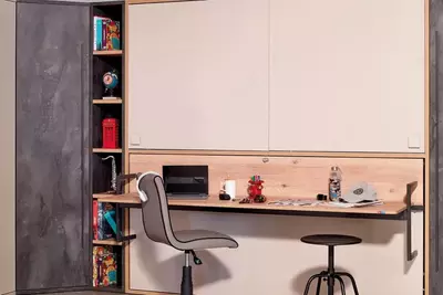 Книжный шкаф Almila "Harmony" 30 х 62.5 х 212.5 см (Турция) Черный