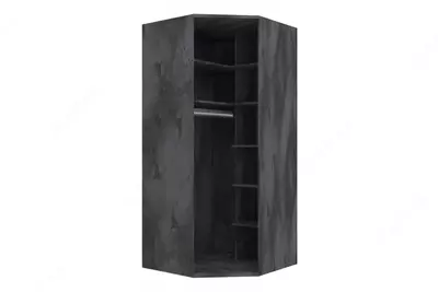 Угловой шкаф Almila "Harmony" 53 х60х 212.5 см (Турция) Черный