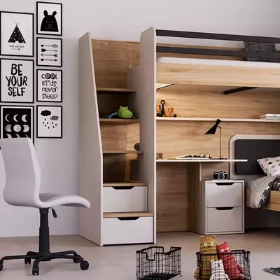 Комплект "Умной" мебели Almila "New Options" (Турция) Дуб/Белый