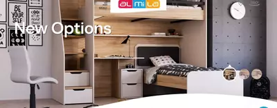 Шкаф 4-х дверный (глухой, зеркальный) Almila "New Options-Irony" 180 х 54.1 х 210 см (Турция) Дуб