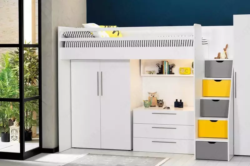 по запросу 2-х дверный шкаф Almila "Neo Sarı" 98 х 61.5 х 140 см (Турция) желтый