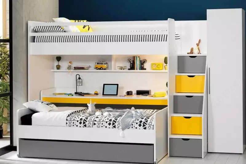 по запросу O'smirlar uchun to'shak Almila "Neo Sarı Karyola" 90 x 190 sm (Turkiya) Oq