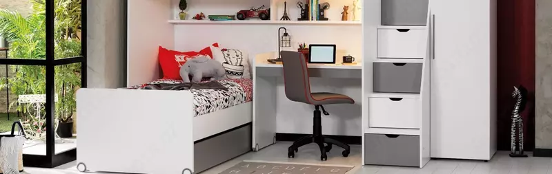 по запросу "Smart" mebel to'plami Almila "Neo Grey" (Turkiya) Oq/Kulrang