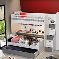 "Smart" mebel to'plami Almila "Neo Grey" (Turkiya) Oq/Kulrang Магазин турецкой детской мебели "ALMILA"