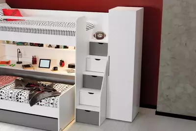 Одно-дверный шкаф Almila "Neo Grey" 49 х 61.5 х 204 см (Турция) Белый