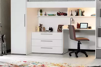 Комод Almila "Neo Grey" 98 х 61.5 х 65.9 см (Турция) Белый